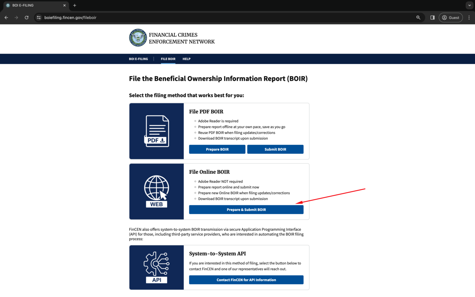 How To File The Beneficial Ownership Information Report (BOIR ...